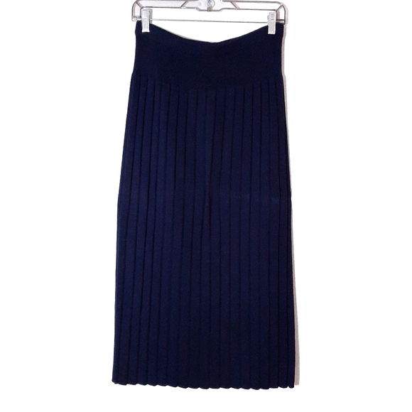 Liz Claiborne Dresses & Skirts - Liz Claiborne Navy Blue Midi Maxi Stretch Skirt